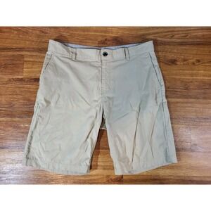 Anderson Ord Shorts Mens 38 Beige 9" Walk Casual Travel Performance Golf